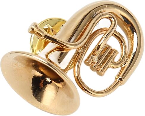 دبوس بروش مصغر، دبابيس آلة موسيقية على شكل توبا نحاسية، دبوس طية صدر السترة للملابس الخارجية، تزيين الفستان، حفلة الرقص، مأدبة الزفاف، هدية عيد ميلاد in Kuwait