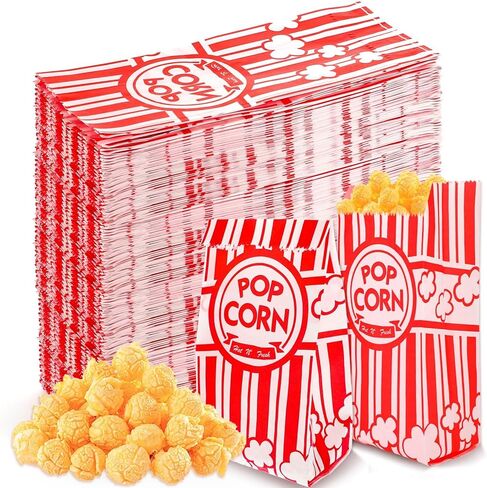 900 Pcs Popcorn Bags, 1 Oz Paper Popcorn Bags Individual Servings Bulk for Popcorn Machine Movie Nights Halloween Party Kitchen Supplies in Kuwait