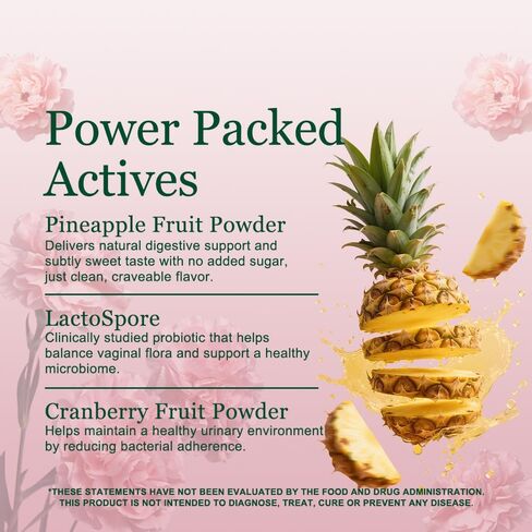 Feminine Balance & Hormone Support Capsules – Vaginal & Urinary Wellness, Healthy Flora, Hormone Health, Energy Vitality – LactoSpore, Cranberry, Pineapple & Primal Organ Blend, 90 Count in Saudi Arabia