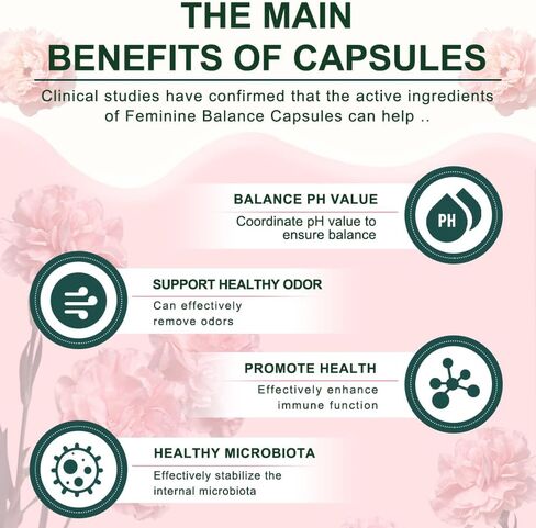 Feminine Balance & Hormone Support Capsules – Vaginal & Urinary Wellness, Healthy Flora, Hormone Health, Energy Vitality – LactoSpore, Cranberry, Pineapple & Primal Organ Blend, 90 Count in Saudi Arabia
