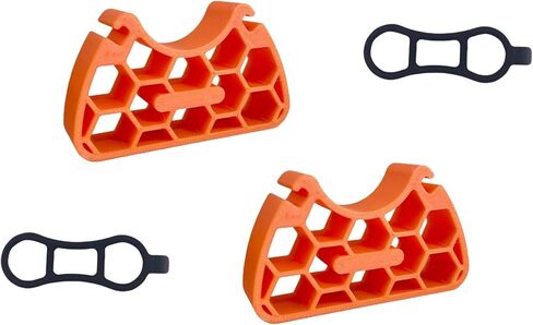 2 Pack Bike Repair Stand Portable Compact Upside Down Handlebar Stand Holder Protector Height Leveling Feet for Bike Chain Maintenance Flat Tire Repair Wheel Adjustments Brake Work Tire Change in Kuwait