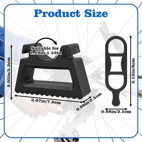 JIEYU 2 Pcs Bike Repair Handlebar Stand，Bicycle Handlebar Bracket，Clip-On Stabilizer for Mountain Bike Maintenance Repair Tools Fit for 30~34mm Grips in Kuwait