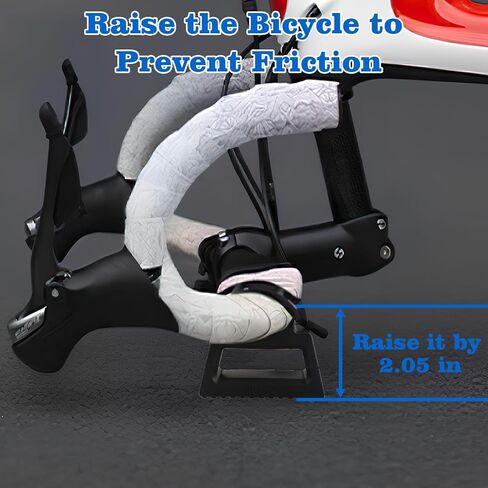 JIEYU 2 Pcs Bike Repair Handlebar Stand，Bicycle Handlebar Bracket，Clip-On Stabilizer for Mountain Bike Maintenance Repair Tools Fit for 30~34mm Grips in Kuwait