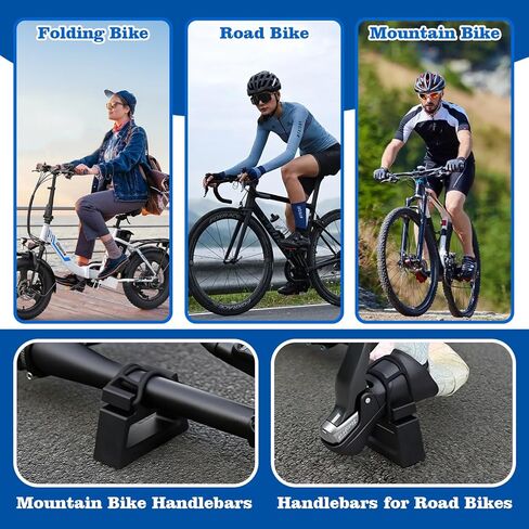 JIEYU 2 Pcs Bike Repair Handlebar Stand，Bicycle Handlebar Bracket，Clip-On Stabilizer for Mountain Bike Maintenance Repair Tools Fit for 30~34mm Grips in Kuwait