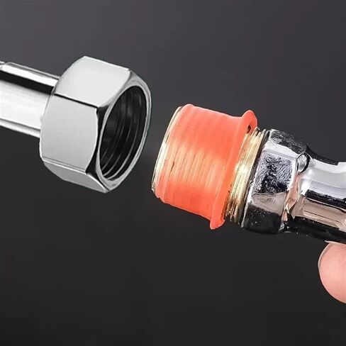 60/10PCS Faucet Leak-proof Sealing Gasket Rubber Pipe Hose Sealing Washer Silicone Gasket Seal for Plumbing Plug Prevent Leakage(A Red,20PCS) in Saudi Arabia