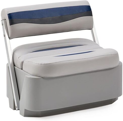 مقعد وقاعدة عائمة كلاسيكية كاملة من DeckMate® (رمادي/أزرق/فحمي) in Kuwait