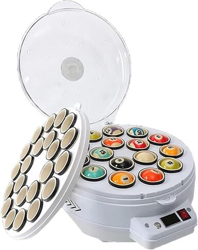 16/22 Balls Billiards Automatic Cleaning Machine, Pool Ball Polisher, 2 in 1 Cleaning Machine, Pool Ball Cleaner, for Billiards Ball Set Snooker Ball Set in Saudi Arabia