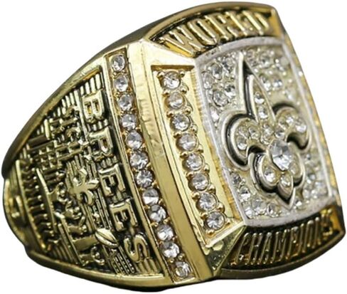 CLASSIC SERIES NolaCity 2009 CHAMPIONSHIP RING SaintYES # Rarity Luxury Commemorative Sports Fan Detail Gift - Glory Collect Various Festivals Occasions with Sandalwood Box in Saudi Arabia