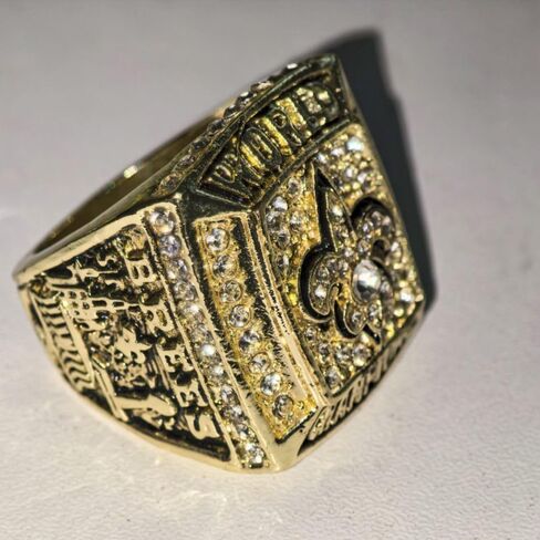 CLASSIC SERIES NolaCity 2009 CHAMPIONSHIP RING SaintYES # Rarity Luxury Commemorative Sports Fan Detail Gift - Glory Collect Various Festivals Occasions with Sandalwood Box in Saudi Arabia