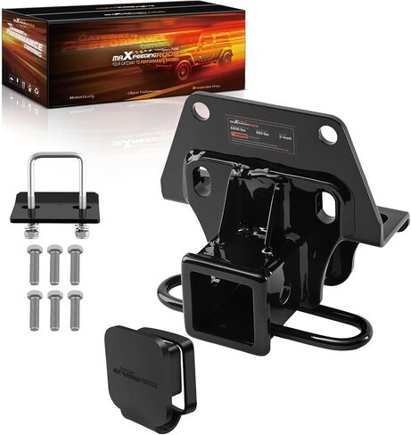 maXpeedingrods Class 3 Trailer Hitch, 2 Inch Receiver, Assembly for Jeep Gladiator 2020-2024 Truck Pickup JT, with Bolts, Tow Hitch with Anti-Rust Gloss Powder Coat in Kuwait