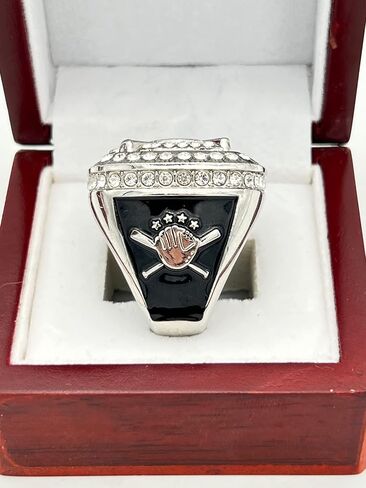 Discount Sports Rings HOME PLATE FINALIST RING — SILVER BODY, CLEAR STONE , Premium Softball Baseball Ring/Player/Team Awards/Tournament Ring 1-45, Clear,Silver in Saudi Arabia