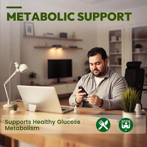 Liposomal Berberine 600mg with Bergamot & Ceylon Cinnamon - Advanced Metabolic Signaling Formula - High Absorption (6X) for Nutrient Utilization - 180 Capsules (90-Day Supply) in Kuwait