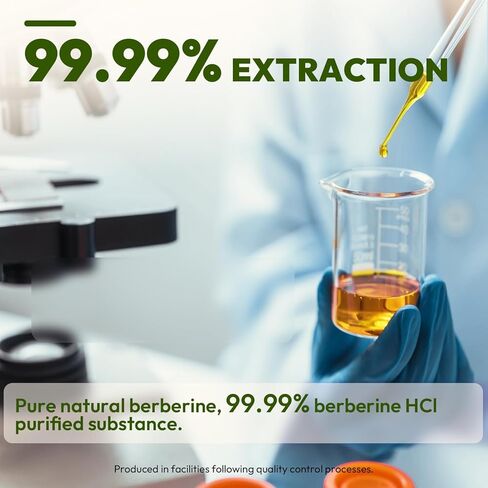 Liposomal Berberine 600mg with Bergamot & Ceylon Cinnamon - Advanced Metabolic Signaling Formula - High Absorption (6X) for Nutrient Utilization - 180 Capsules (90-Day Supply) in Kuwait