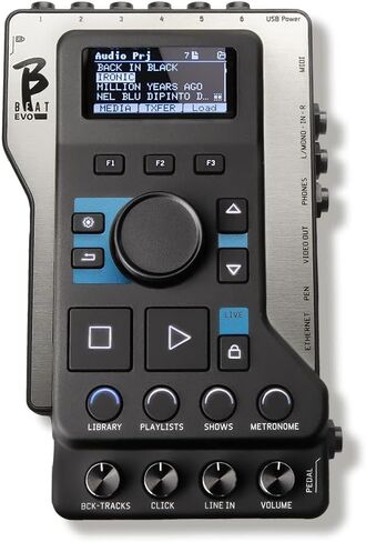 B.Beat Evo 128 Gb: All-in-One Backing Track Solution for Live Musicians - 16 Tracks Playback, Video Sync, MIDI commands, Click & Mixer in Kuwait