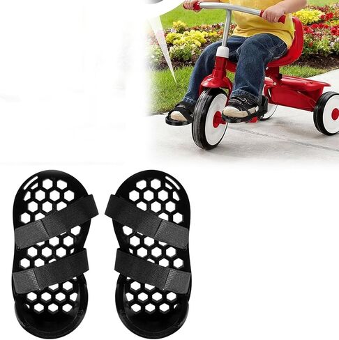 Tricycle Pedal Stabilizers, Toddler Foot Support with Adjustable Soft Straps, Universal Fit Radio Flyer & for Schwinn Trikes, Quick Training Wheels Alternative(Left & Right in Kuwait