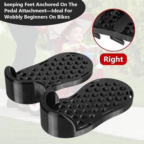 Tricycle Pedal Stabilizers, Toddler Foot Support with Adjustable Soft Straps, Universal Fit Radio Flyer & for Schwinn Trikes, Quick Training Wheels Alternative(Left & Right in Kuwait