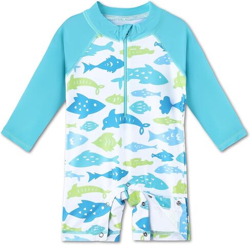 XFGIRLS Sister and Me Swimsuits Long Sleeve for Toddler and Little Girls one Piece Bathing Suit Swimwear in Kuwait