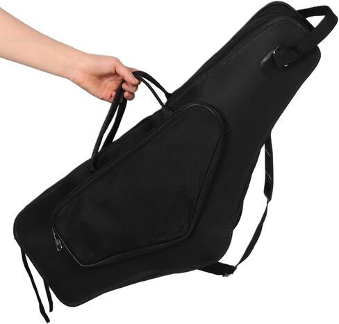 Alto Saxophone Bag Waterproof Shockproof Wind Instrument Carrying Case with Dual Backpack Straps Universal Medium Size Saxophone Storage for Musicians in Saudi Arabia