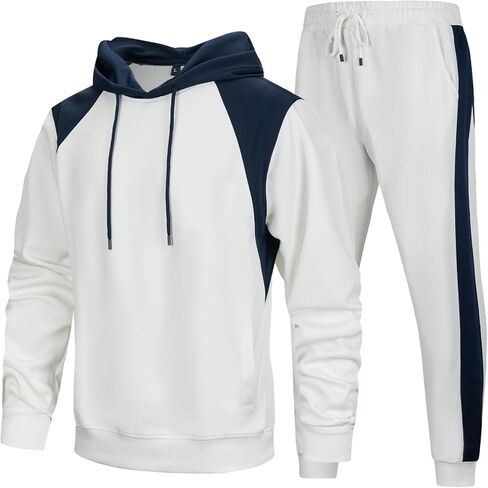 LBL Leading the Better Life بدلات رياضية للرجال بلوفر كاجوال بدلة رياضية وسترات وسراويل نشطة بدلة رياضية مكونة من قطعتين in Kuwait