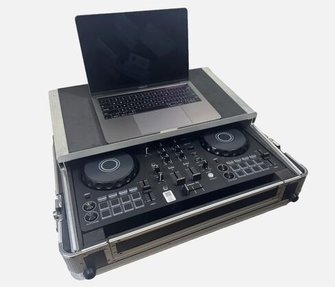 حافظة LASE ذات الطراز الأوروبي لوحدة التحكم Pioneer DDJ-FLX4 مع خاصية الانزلاق للكمبيوتر المحمول in Saudi Arabia