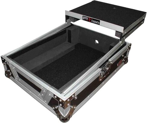 ProX XS-M12LT Universal 12" DJ Mixer ATA300 Flight Hard Case With Laptop Shelf in Saudi Arabia