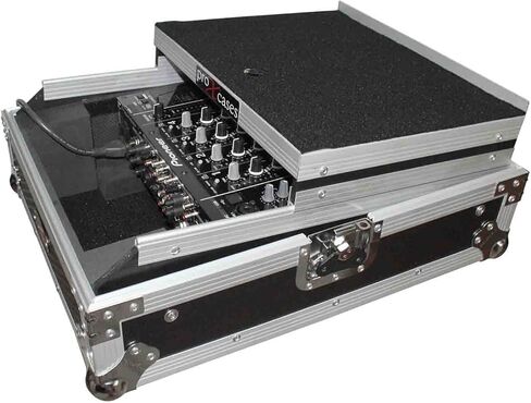 ProX XS-M12LT Universal 12" DJ Mixer ATA300 Flight Hard Case With Laptop Shelf in Saudi Arabia