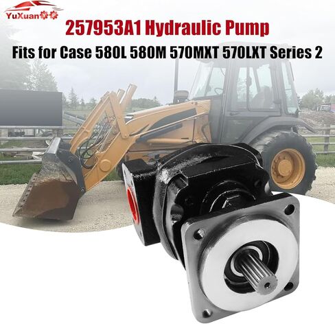 257953A1 Hydraulic Pump Fits for Case 580M 580L 570MXT 570LXT Series 2 Backhoe New Holland LV80 U80# 47362917 in Saudi Arabia