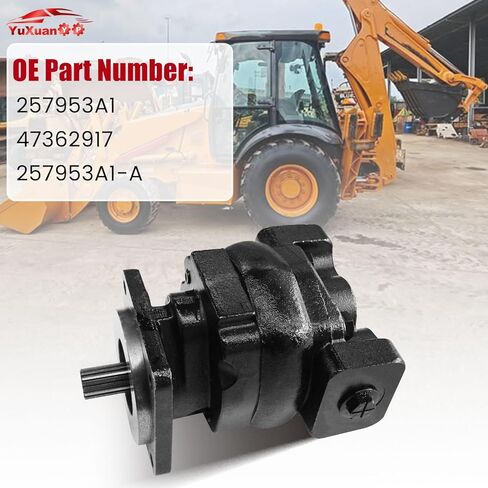 257953A1 Hydraulic Pump Fits for Case 580M 580L 570MXT 570LXT Series 2 Backhoe New Holland LV80 U80# 47362917 in Saudi Arabia