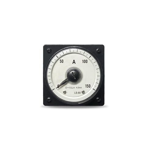 LS-80 Analog Ammeter with 4-20mA Input 15A 30A 150A 750A Wide-Angle 240-degree Pointer DC 1Pcs(25A 4-20mA) in Saudi Arabia