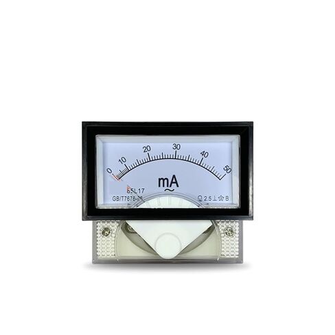 85L17 AC ملليمتر 5mA 10mA 20mA 30mA 50mA 100mA 200mA 300mA 500mA أسود الإطار مقياس التيار الكهربائي 40*70 مللي متر تيار صغير 1 قطعة (AC 10mA) in Kuwait