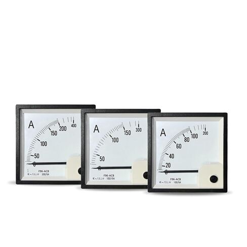 F96-ACB AC Ammeter Pointer 50/75/100/200/300/5A Marine Instrument Ship Single Phase 96 * 96mm 1Pcs(AC 3000-5A) in Saudi Arabia