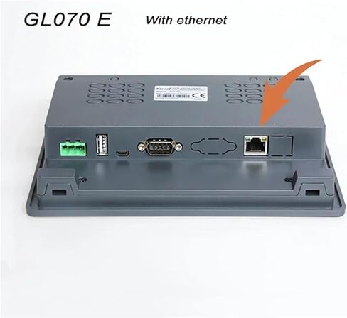 7 بوصة HMI GL070 GL070E مع جزء استبدال Ethernet MT4434T MT4434TE (MT4434TE) in Kuwait
