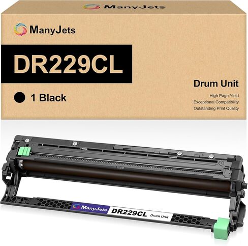DR229CL Compatible Drum Unit Replacement for Brother DR-229CL DR229 Use for HL-L3295CDW HL-L3300CDW MFC-L3720CDW HL-L3220CDW MFC-L3780CDW HL-L3280CDW MFC-L3765CDW Printer (1Black, NOT Toner) in Kuwait