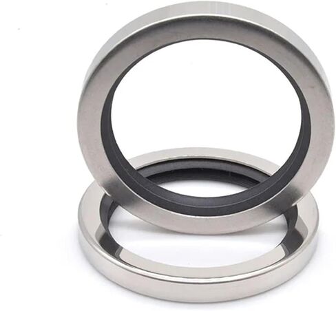 1pcs 60 * 80 * 12 Lip Oil Seal Housing Single Lip and Dual Lip Screw Air Compressor Spare Parts(60x80x12 CSLBDBK) in Saudi Arabia