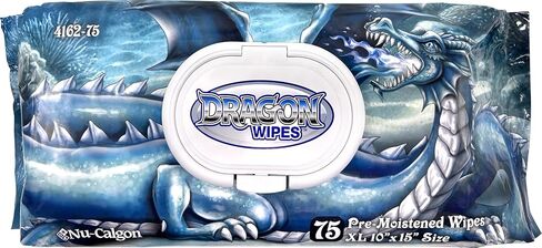 NU-Calgon 4162-75 Dragon Wipes 75 Count in Kuwait
