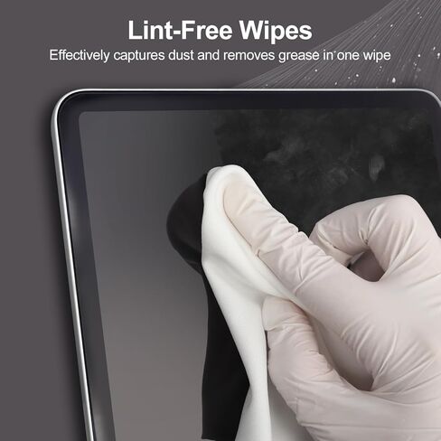 AAwipes Cleanroom Wipers 12"x12" (150 Pcs, 100% Polyester, 120GSM) Double Knit 100% Lint Free Cloths with Ultra-soft, Laser Sealed Edge Ultra-Soft Wipers CP12012 in Saudi Arabia