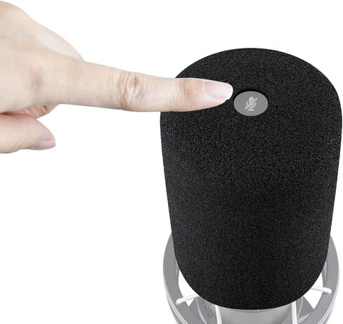 SOULWIT Protective Microphone Foam Cover Pop Filter for HyperX QuadCast/QuadCast S/QuadCast 2S Microphone Sets, WindScreen with High-Density Foam - Black in Kuwait