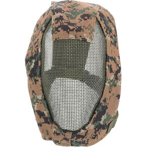 PRETYZOOM Full Face Fencing Mask Breathable Steel Mesh Protective Gear for Game Hunting and Training with Sturdy Coverage for Sports and Outdoor Use in Kuwait