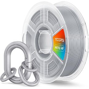 High Speed PETG Filament 1.75mm, Low Stringing, High Toughness, Odorless, Better Flow, 1KG (2.2lbs) Rapid 3D Printer Filament, PETG HF Black in Kuwait