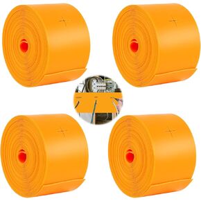 4 قطع شرائط مثقوبة بطول 16.4 قدم للأسلاك الكهربائية، تثبت الأسلاك في مكانها ووضع علامة عليها للصناعة والتجارية، حامل كابل الحوائط الجافة مع ترميز اللون الأصفر (أصفر) in Kuwait