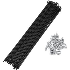 36 Set 12G Bicycle Spokes 223mm Bike Wheel Spokes 45 Steel Black in Kuwait