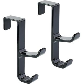 مجموعة NewTalent مكونة من خطافين فوق الباب للقبعة والمعطف (أبيض)، وخطافات فوق الباب للشماعات، وخطافات تعليق الباب، ومنظمات التخزين in Kuwait