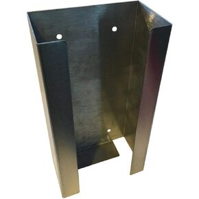 Stainless Steel Glove Dispenser for Hygienic Workspace - Single Glove Box Holder for Food Handling and Cleaning Tasks in Kuwait