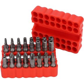 مجموعة بت الأمن مجموعة مفك البراغي 1/4in عرافة رمح 33 قطعة برغي أمان بت مجموعة للكمبيوتر السيارة والصيانة الإلكترونية in Kuwait