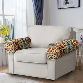 أغطية ذراع Aztec القبلية للأرائك ، أغطية ذراع الأريكة ذات الأريكة الواحدة ، أغطية ذراع مقاومة للارتداء لكراسي كرسي أريكة الأريكة in Kuwait