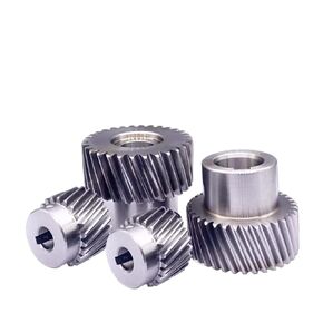 30Teeth 1.5M Left-Hand Helical Gear 19°31′42″ 30T 1.5 Module Rack Gear Bore 16 19 20 22 24 25mm 45# Steel 1Pcs(30T-Bore 25(K8)-H45) in Saudi Arabia