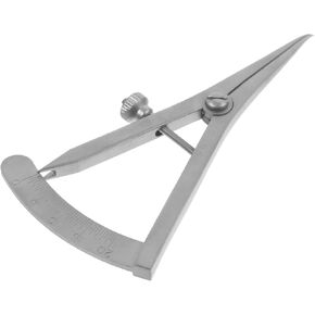 GARVALON Orbital Measuring Device Eyelid Measurement Ruler Vernier Caliper Microblading Ruler Eyelid Measuring Rulers Eyebrow Stencil Ruler Eyebrow Caliper Tool Silver Stainless Steel in Kuwait