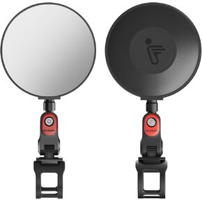 Rear-view Mirror Compatible with Ninebot by Segway All KickScooter MAX G2 F3 E2 PRO ZT3 Pro GT3 (Except Air T15), Adjustable Wide Angle HD Vision Scooter Rearview Mirrors Original Accessories 1 Pair in Kuwait