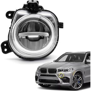 TOPUS Pair Fog Lights for BMW X3 F25 2015-2017, X4 F26 2015-2018, X5 F15 2014-2018, X6 F16 2015-2019 Front Bumper Fog Lamp Left Driver & Right Passenger Side 63177317252 63177317251,faros antiniebla in Kuwait