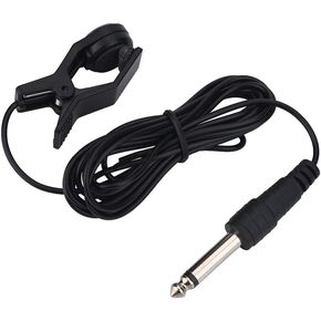 Guitar Pickups Clip-on Contact Microphone Vocal Pick Up Piezo Audio Transducer with 1/4 Inch Plug & 8.2FT Cable for Acoustic Guitar,Violin,Mandolin,Ukulele Tuner Amplifier in Kuwait